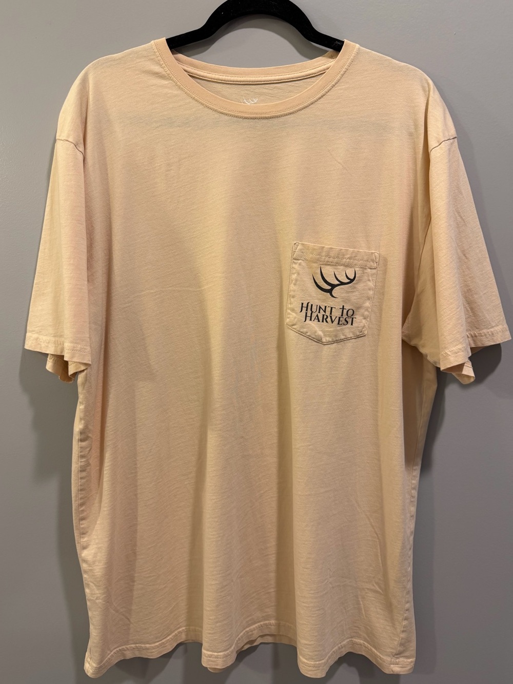 Hunt To Harvest Grand Slam Turkey Short Sleeve Logo Pocket Tee XL Yellow / Tan